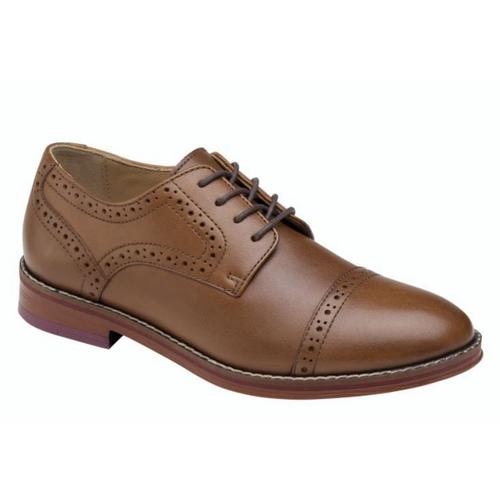 Big Boys' Johnston & Murphy Conrad Cap Toe Dress Shoes - Primary Image