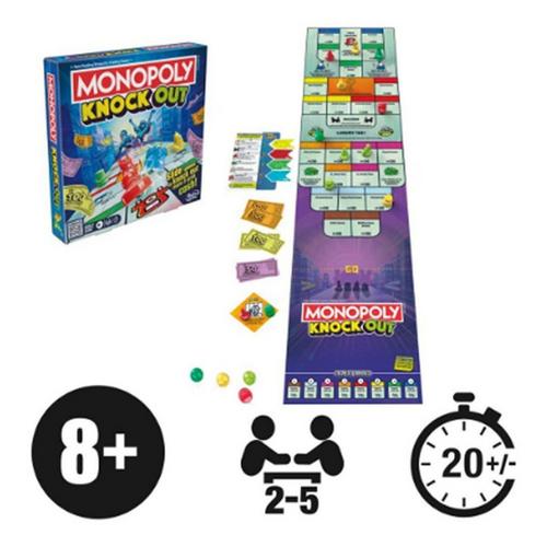 Monopoly Knockout Family Party Game - Primary Image