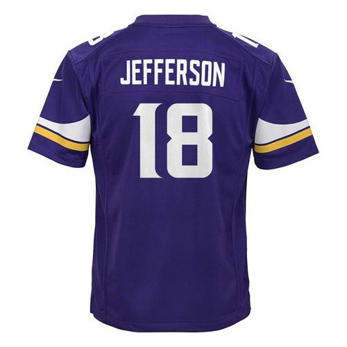 Nike Kids' Minnesota Vikings Justin Jefferson #18 Game Jersey - Primary Image