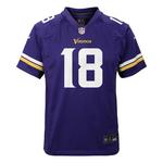 Nike Kids' Minnesota Vikings Justin Jefferson #18 Game Jersey - Thumbnail 3 of 4