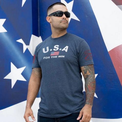 Men's Grunt Style USA For The Win T-Shirt - Primary Image