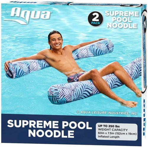 Aqua Leisure Deluxe Pool Noodle (2-Pack) - Primary Image