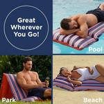 Aqua Leisure Convertible Dual Lounge Chair - Thumbnail 3 of 7