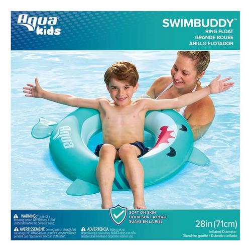 Aqua Leisure 28in SwimBuddy Inflatable Float Ring - Primary Image