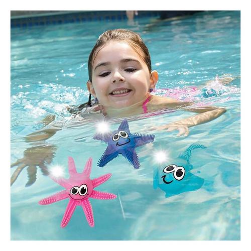 Aqua Leisure Lite Up Squiggles Floating Sea Creatures (3 Pack) - Primary Image