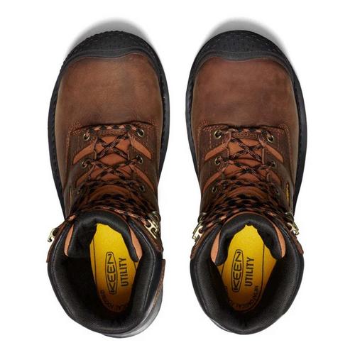 Men's KEEN Camden 8" Carbon Fiber Toe Waterproof Work Boots - Primary Image