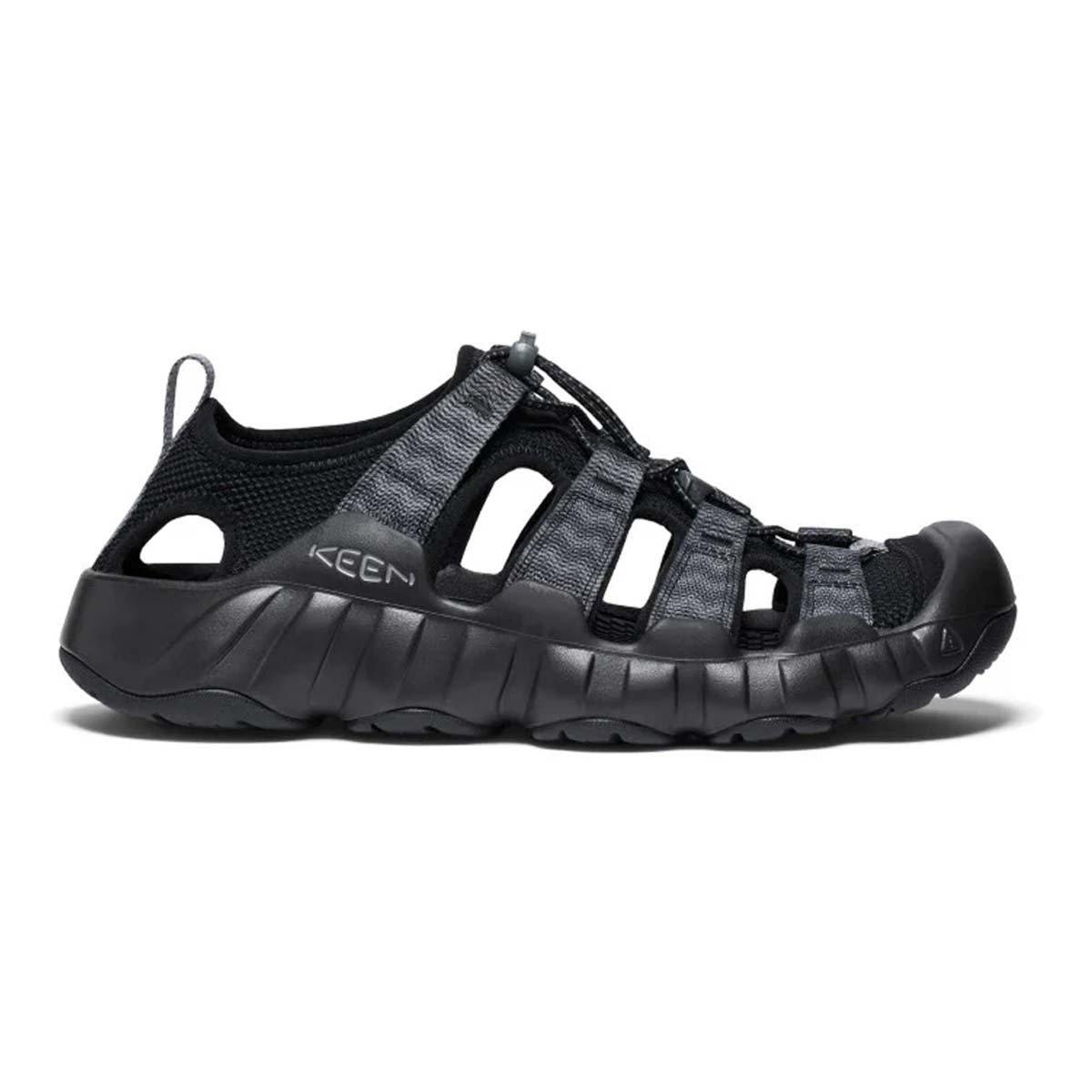 Men\'s Black Steel Grey Hyper port Closed Toe Breathable Easy On Sandal Shoes KEEN Men main image 2