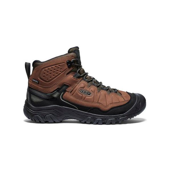 Men's KEEN Targhee IV Mid Waterproof Hiking Boots Outdoor 14 Bison