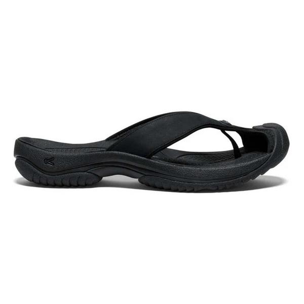 Men's KEEN Waimea Flip Flop Sandals 9 Black/Black