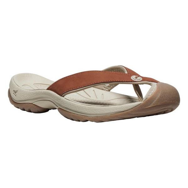 Women's KEEN Waimea Flip Flop Sandals 9 Sorrel Horse/Plaza Taupe