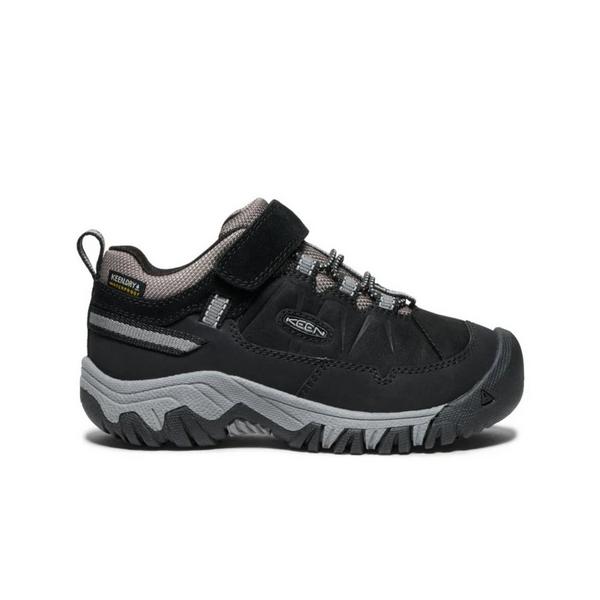 Kids' KEEN Targhee IV Low Hiking Shoes Little 11Y Regular Black/Steel Grey