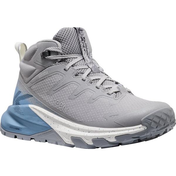 Women's KEEN Targhee Apex Mid Waterproof Boots Outdoor 9.5 Vapor/Ballad Blue