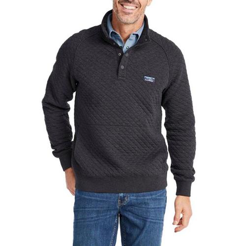 Men's L.L.Bean Quilted Mockneck 1/4 Snap Pullover - Primary Image