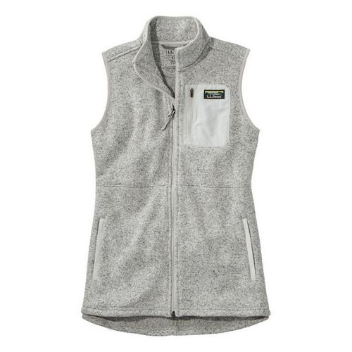Women's L.L.Bean Sweater Fleece Long Vest - Primary Image