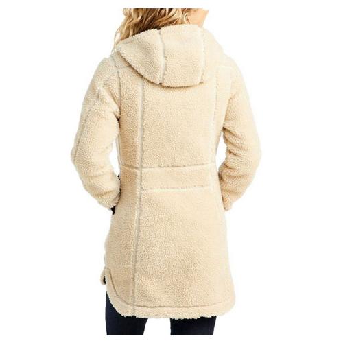Women's L.L.Bean Mountain Pile Hooded Fleece Jacket - Primary Image