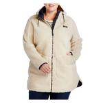 Women's L.L.Bean Plus Size Mountain Pile Hooded Fleece Jacket - Thumbnail 1 of 3