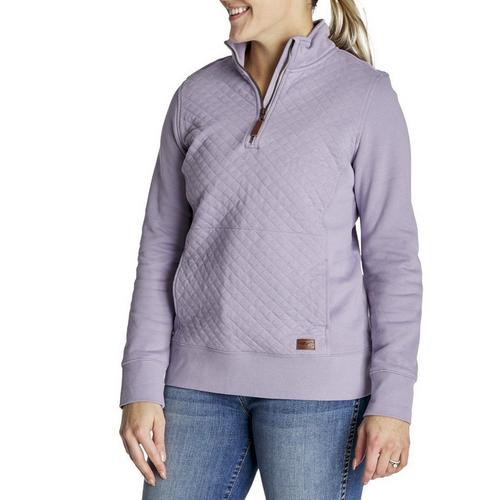 Women's L.L.Bean Quilted 1/4 Zip Pullover - Primary Image
