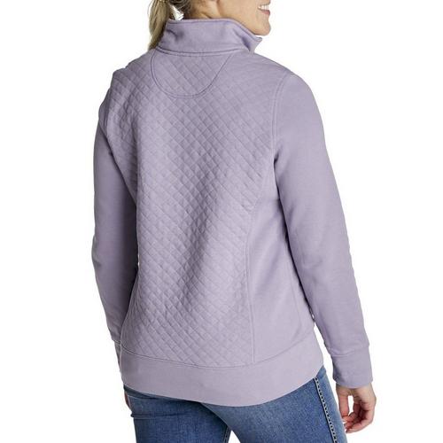 Women's L.L.Bean Quilted 1/4 Zip Pullover - Primary Image