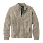 Men's L.L.Bean Classic Raggwool Flannel Lined Full Zip Sweater - Thumbnail 3 of 3