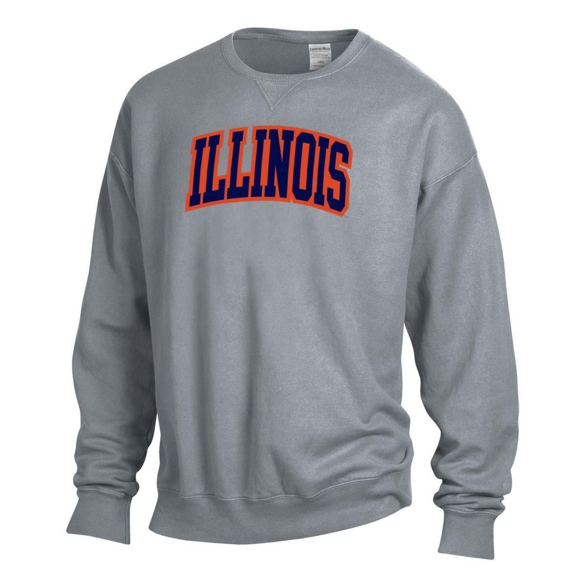 Gear For Sports Illinois Fighting Illini Comfort Wash Willie Crew