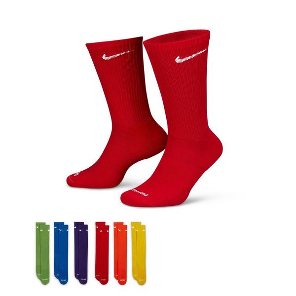 Nike Everyday Plus Crew Socks Medium Multi-Color 6 Pack