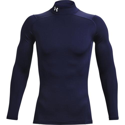Men's Under Armour ColdGear Long Sleeve Mock Neck Compression Shirt - Primary Image
