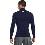 Men's Under Armour ColdGear Long Sleeve Mock Neck Compression Shirt - Thumbnail 4 of 5