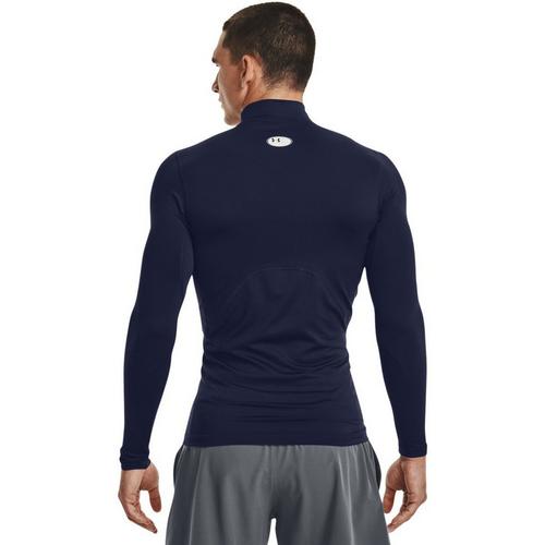 Men's Under Armour ColdGear Long Sleeve Mock Neck Compression Shirt - Primary Image