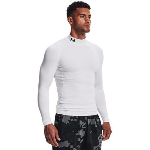 Men's Under Armour ColdGear Long Sleeve Mock Neck Compression Shirt - Primary Image