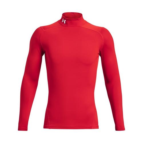 Men's Under Armour ColdGear Long Sleeve Mock Neck Compression Shirt - Primary Image