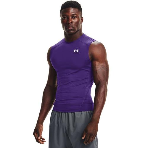 Men's Under Armour HeatGear Sleeveless Compression Shirt - Primary Image