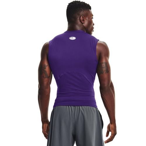 Men's Under Armour HeatGear Sleeveless Compression Shirt - Primary Image