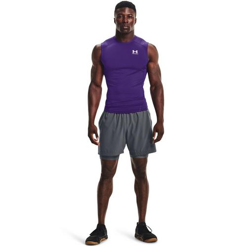 Men's Under Armour HeatGear Sleeveless Compression Shirt - Primary Image