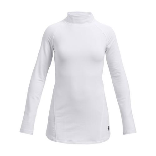 Girls' Under Armour ColdGear Long Sleeve Mock Neck T-Shirt - Primary Image