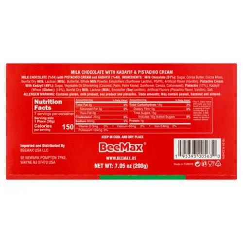 Beemax Dubai Chocolate Bar Holiday Edition - Primary Image
