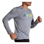 Men's Brooks Distance 3.0 Long Sleeve T-Shirt - Thumbnail 2 of 3