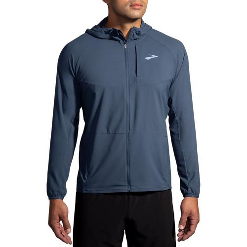 Men's Brooks Canopy Hooded Windbreaker - Primary Image