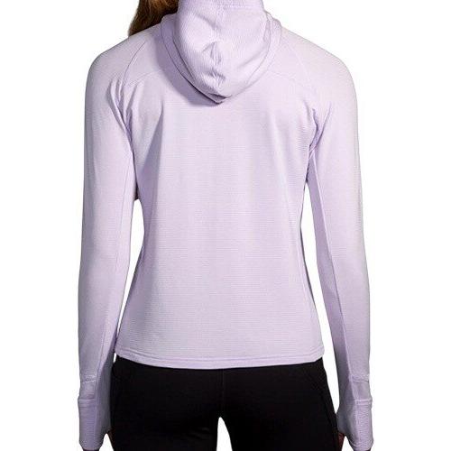 Women's Brooks Notch Thermal 2.0 Long Sleeve Hooded 1/4 Zip - Primary Image
