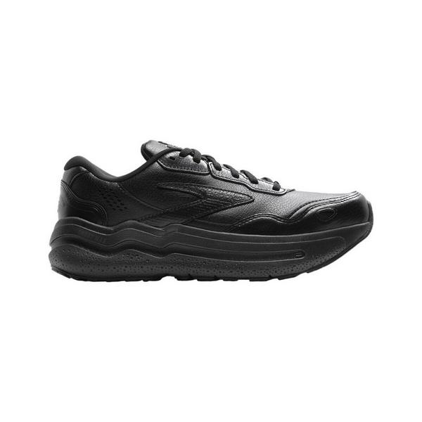 Men's Brooks Ghost Max 2 Leather Shoes 11.5 Regular Black/Black