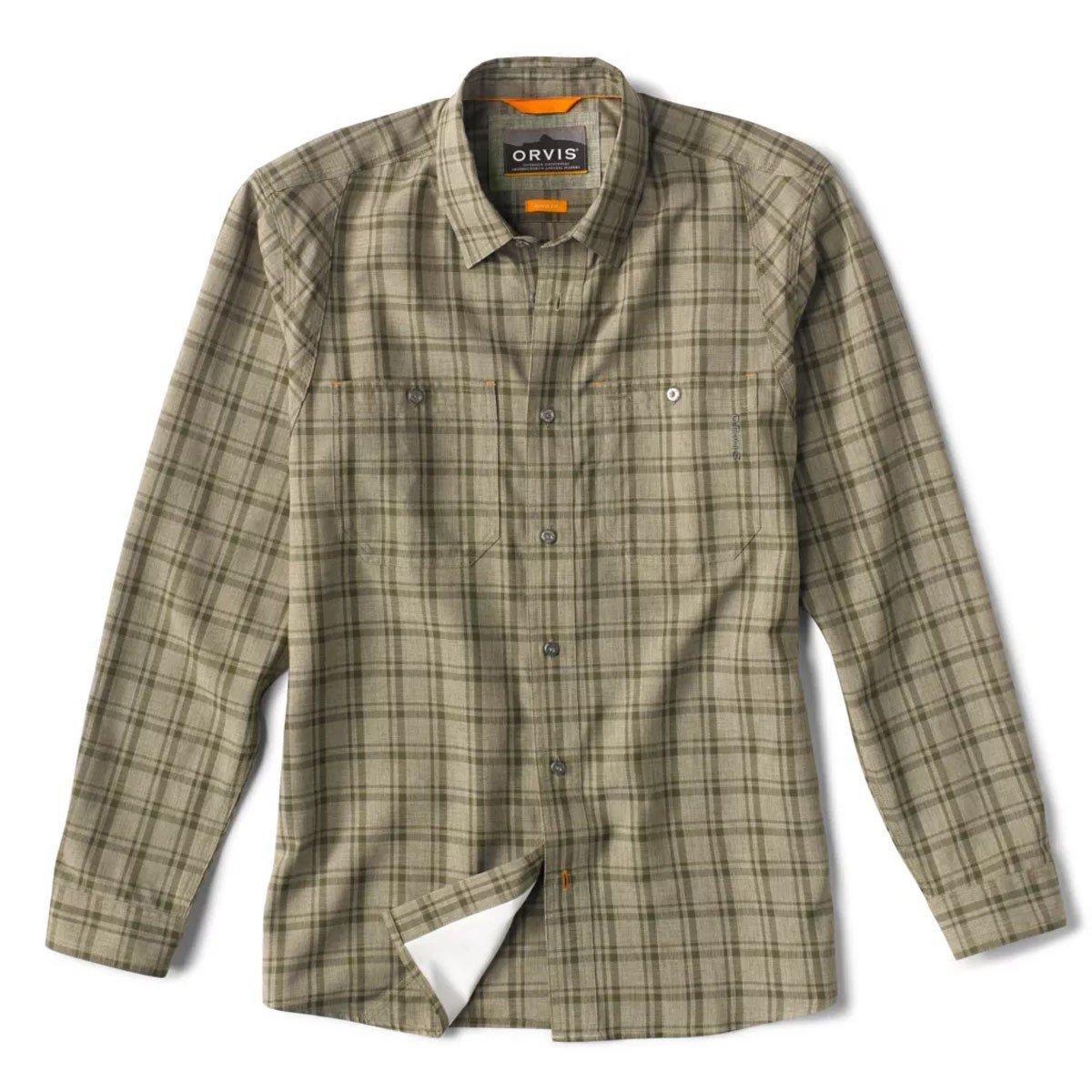 Men's Orvis Tech Chambray Long Sleeve Button Up Shirt - Orvis
