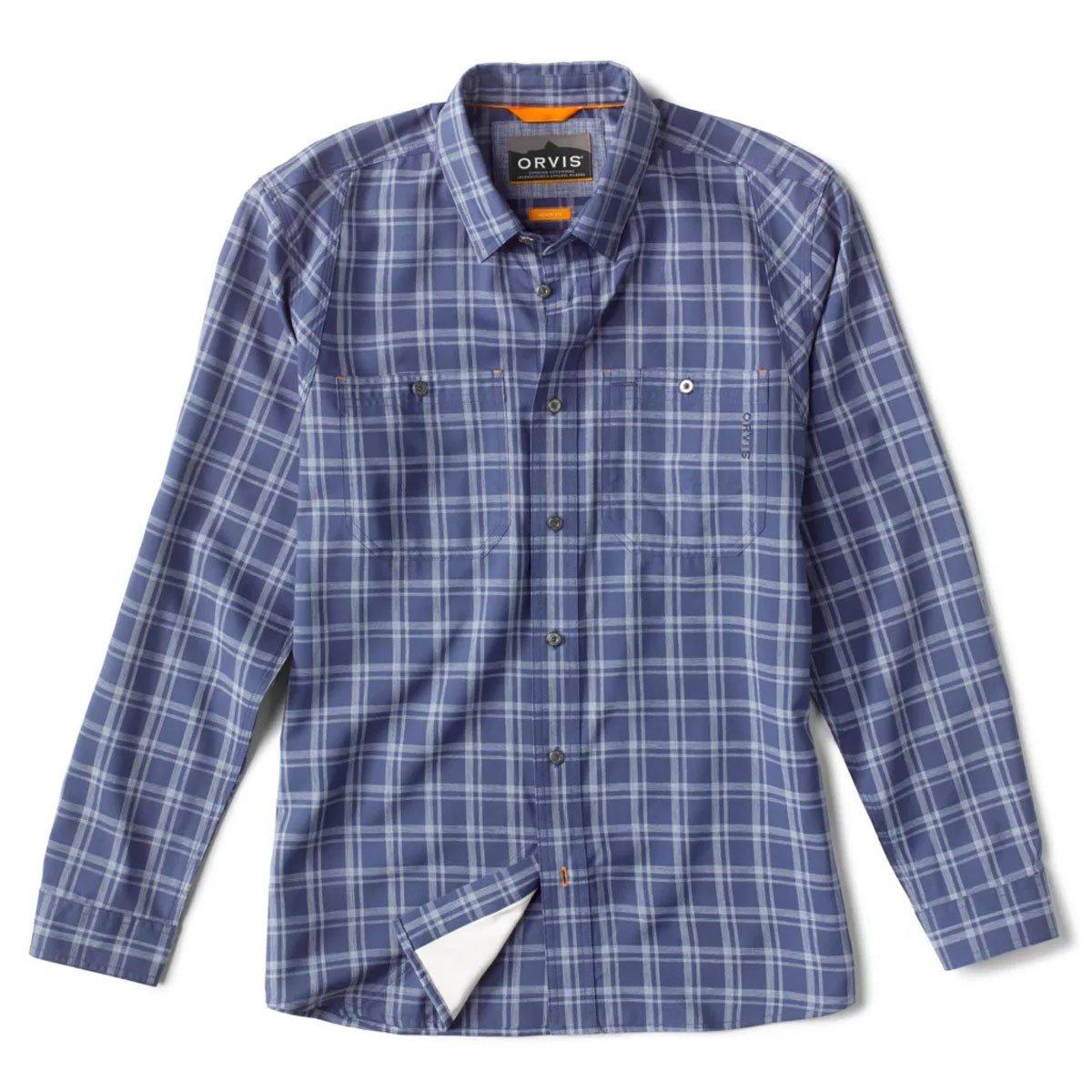 Men's Orvis Tech Chambray Long Sleeve Button Up Shirt - Orvis