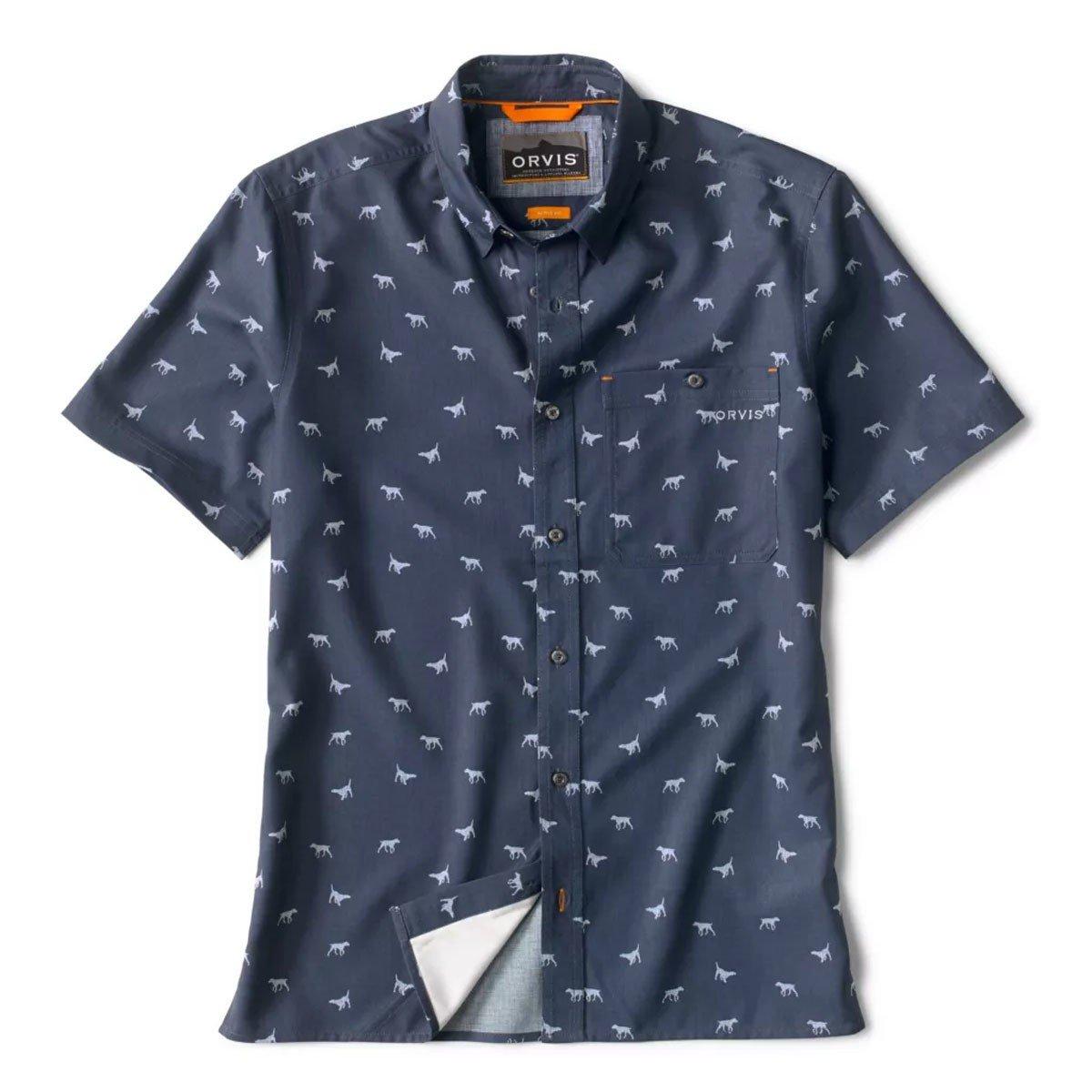 Men's Orvis Printed Tech Chambray Button Up Shirt - Orvis