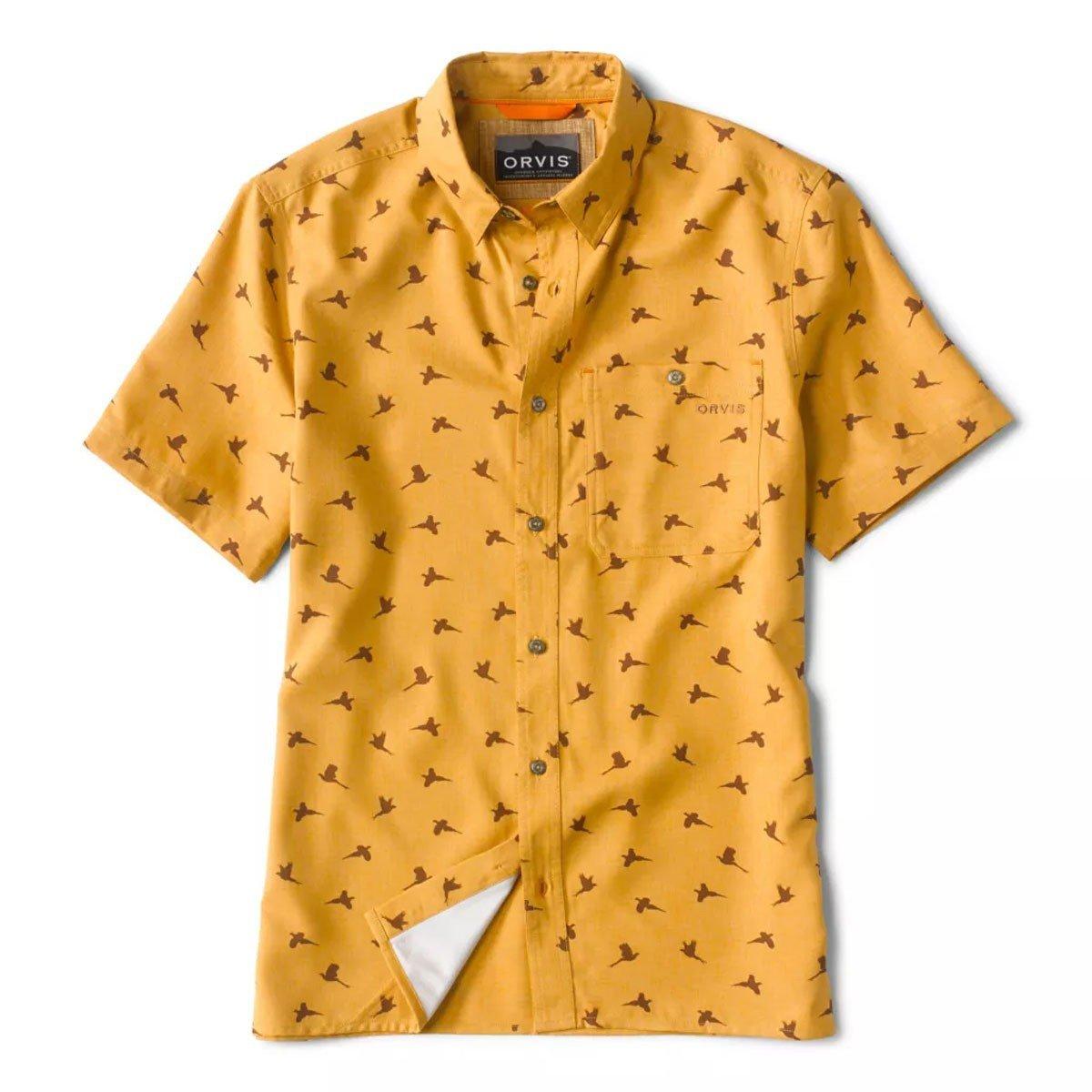 Men's Orvis Printed Tech Chambray Button Up Shirt - Orvis