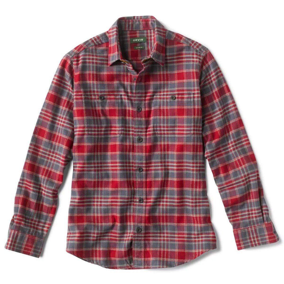 Men's Orvis The Perfect Flannel Long Sleeve Button Up Shirt - Orvis
