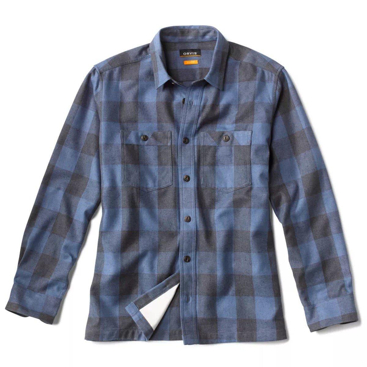 Men's Orvis Hemp Recycled-Poly Long Sleeve Button Up Shirt - Orvis