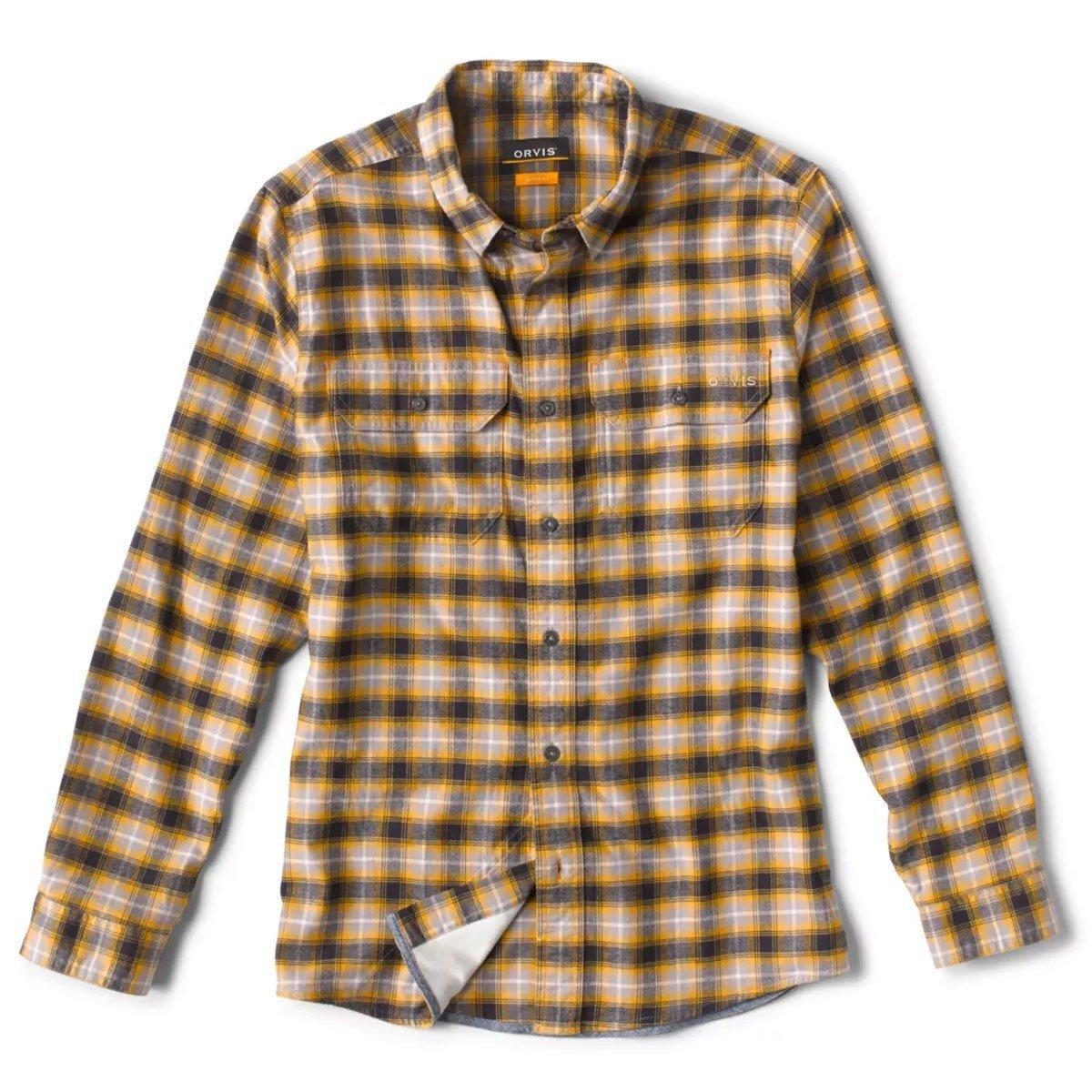 Men's Orvis Flat Creek Tech Flannel Long Sleeve Button Up Shirt - Orvis