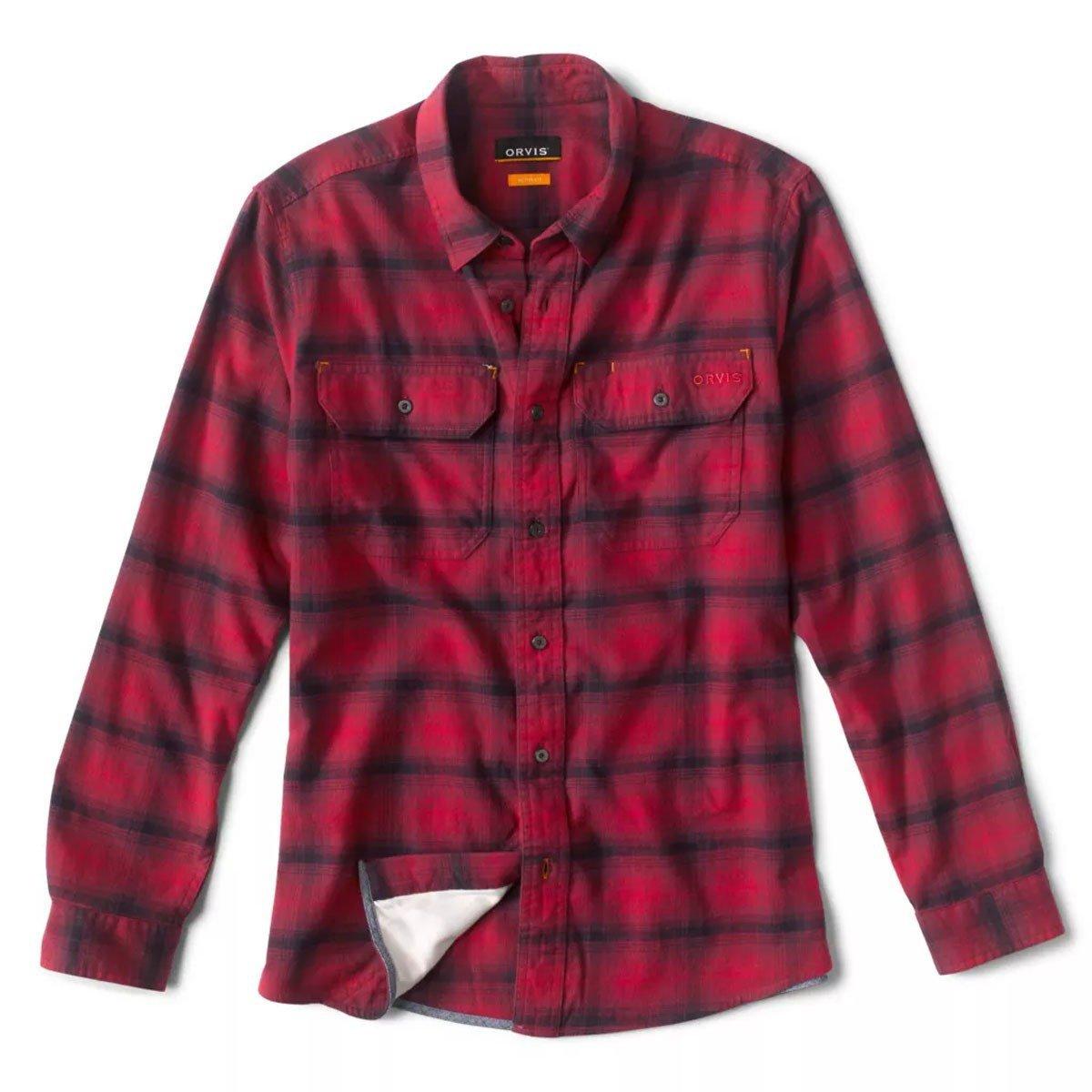 Men's Orvis Flat Creek Tech Flannel Long Sleeve Button Up Shirt - Orvis