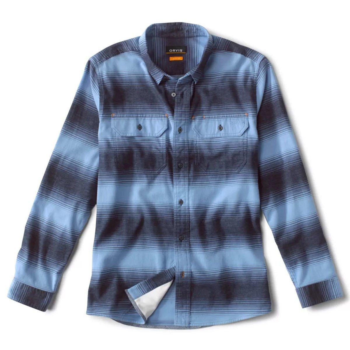 Men's Orvis Flat Creek Tech Flannel Long Sleeve Button Up Shirt - Orvis
