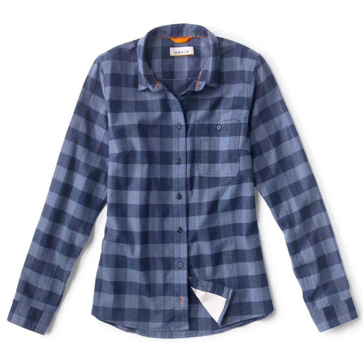 Women's Orvis Flat Creek Flannel Long Sleeve Button Up Shirt - Orvis