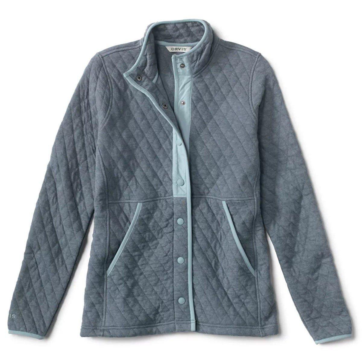 Women's Orvis Quilted Full Snap Sweatshirt - Orvis